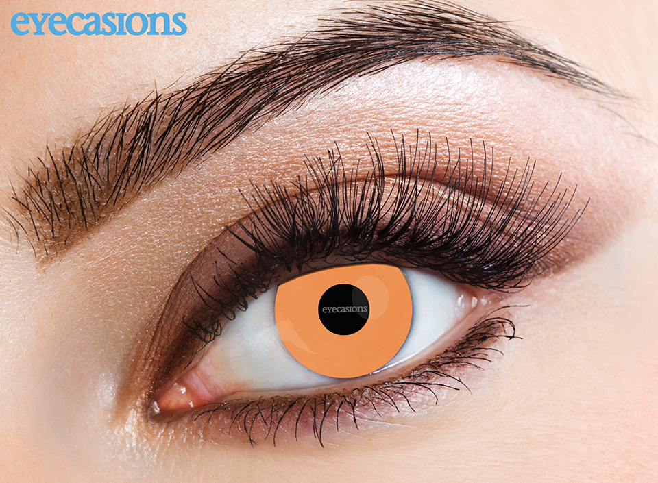 Uv Orange Fashion Contact Lenses Kapray