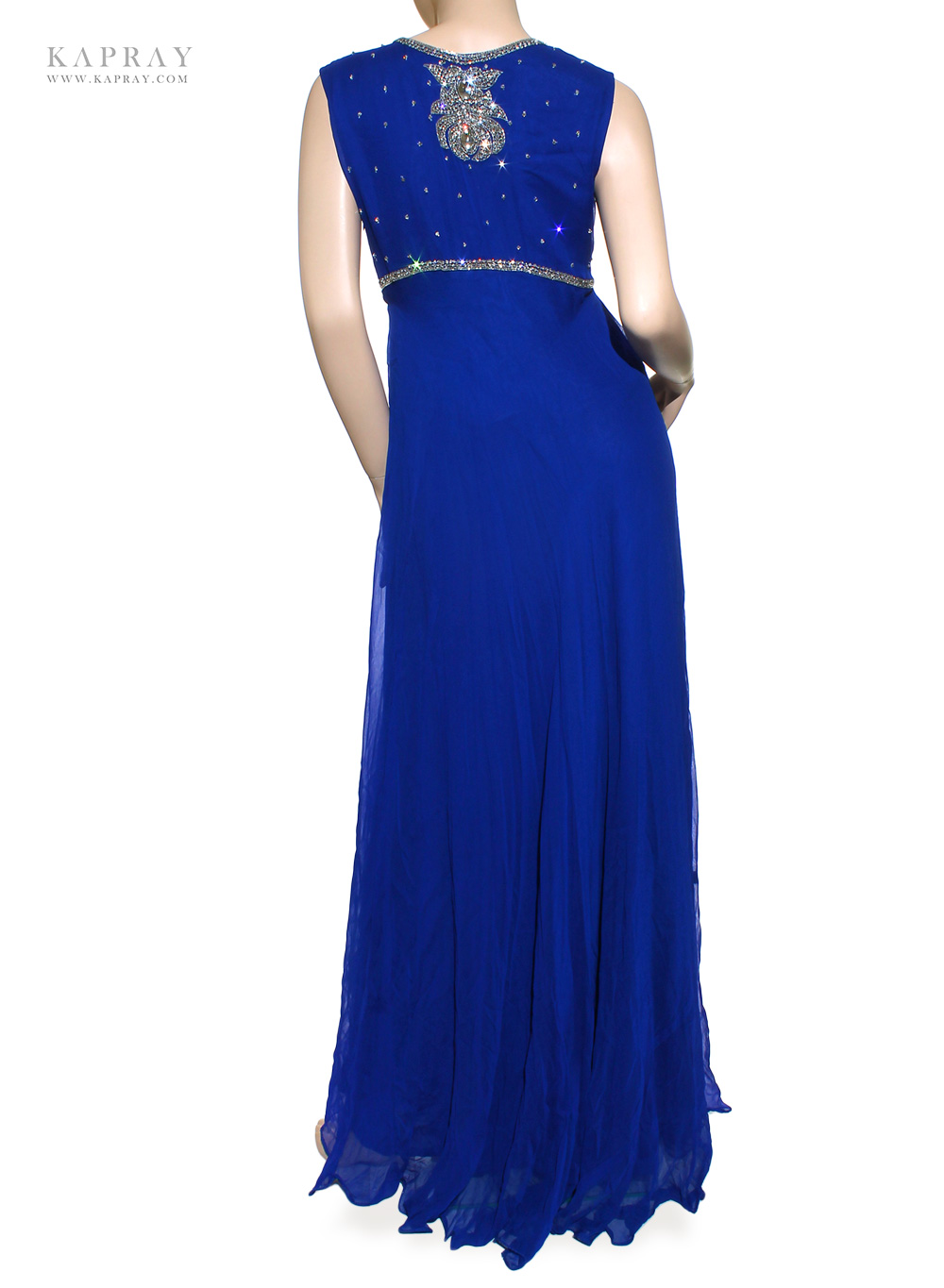 Bridal Maxi Dress in Navy Blue - Kapray