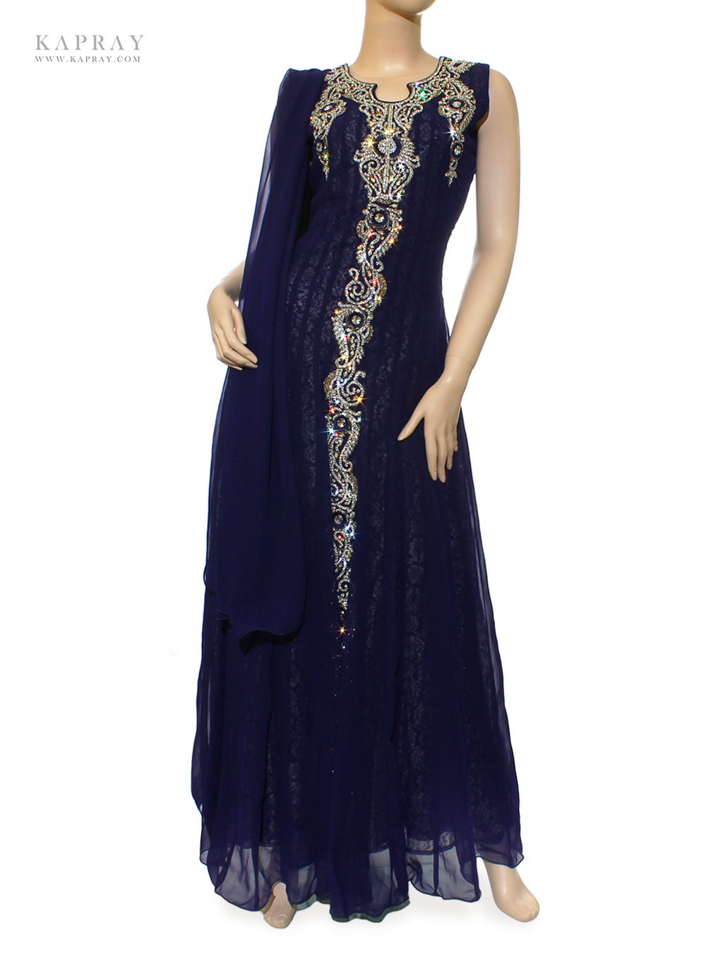 blue bridal maxi dress