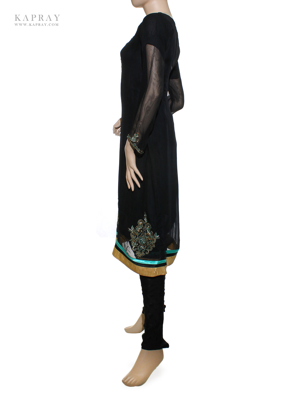 v neck kameez designs